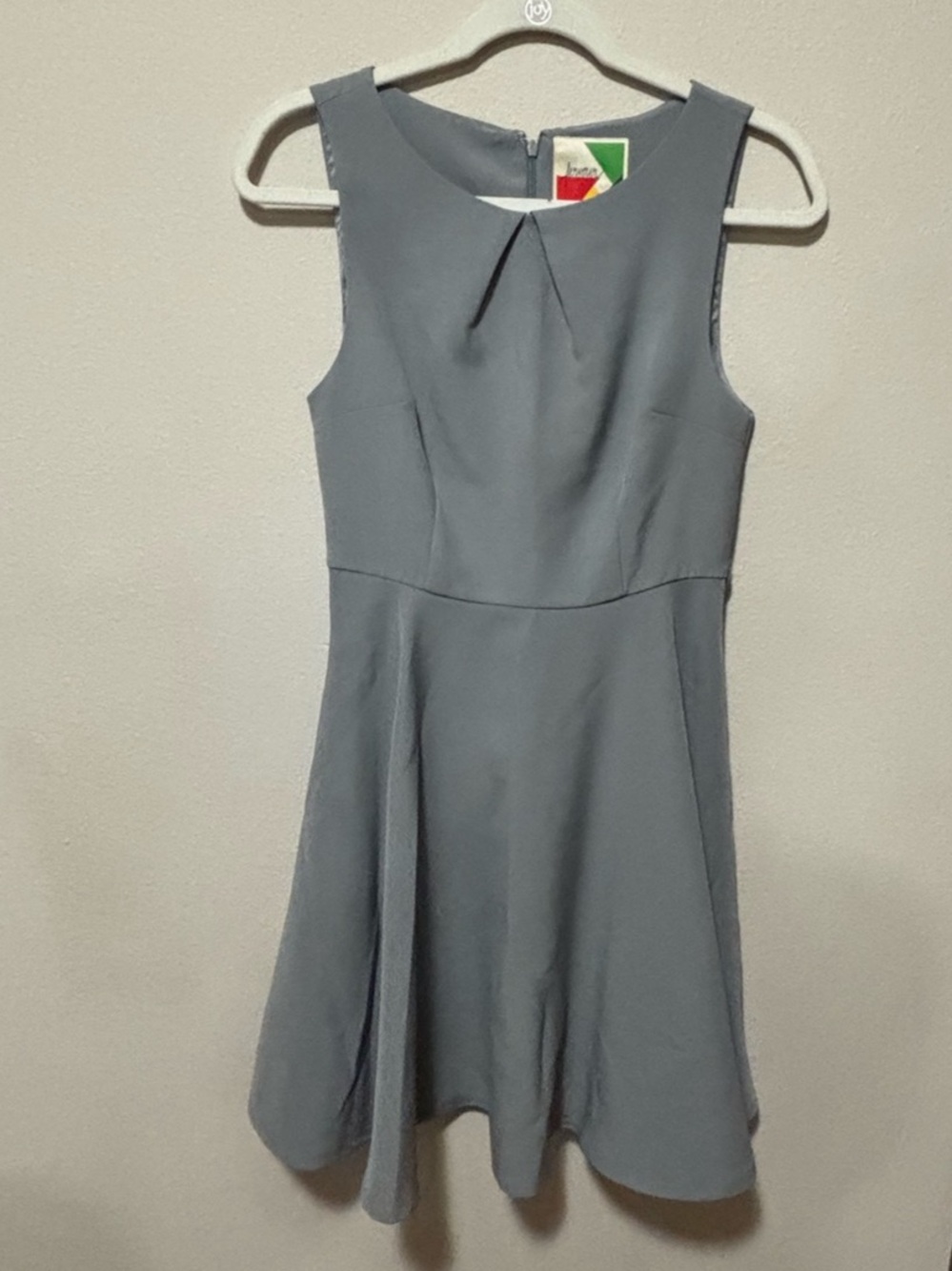 Mini Gray Sleeveless Dress Size Small Like New